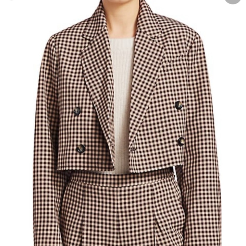 Baum Und Pferdgarten Bianka Cropped Blazer - Check. SZ 36/Small.